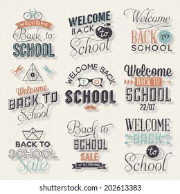 Back to School Calligraphic Design 