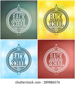 Back to School Calligraphic Designs - Retro Style Elements - Vintage Ornaments