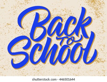 back to school, calligraphy, handwritten text, background