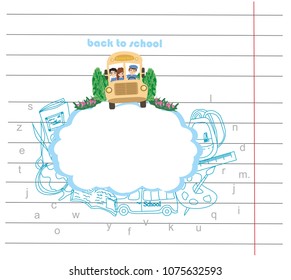 Back to school card