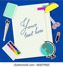 Back to school card