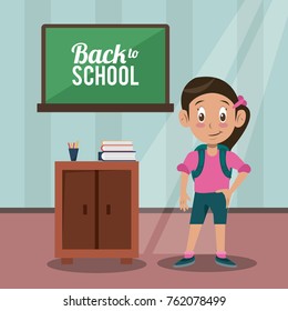 Back to school cartoon