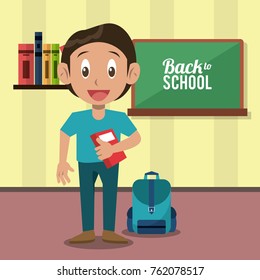 Back to school cartoon