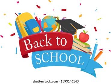 Back to school celebrations design 