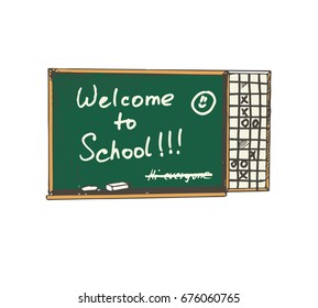 Back to School chalkboard