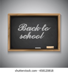 Back to School Chalkboard Background