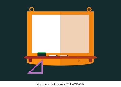 Back to School, School Chalkboard Vector