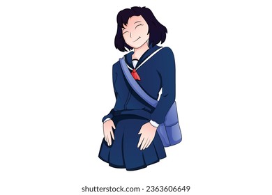 Ilustración de diseño de caracteres de vuelta a la escuela