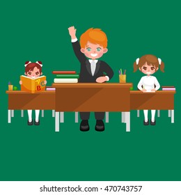 back to school and children education concept vector background