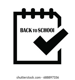 Back to school choice.Vector illustration
