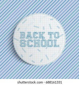 Back to School circle Banner