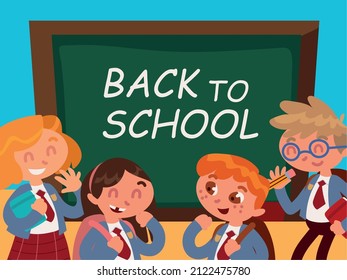 zurück in die Schulklasse und Schüler