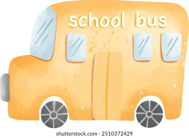 Back to school clipart elements.