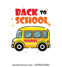 Back to school color illustration design radiates the spirit of future learning