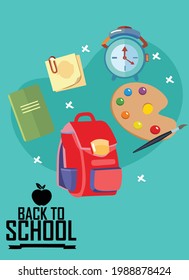 Back to school. colorful back-to-school designs for your greeting cards, website, social media and other businesses