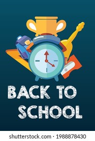 Back to school. colorful back-to-school designs for your greeting cards, website, social media and other businesses