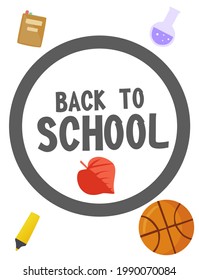 Back to school. colorful back-to-school designs for your greeting cards, website, social media and other businesses