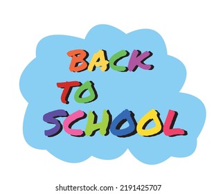 Back to school colorful circles EPS10 background file.