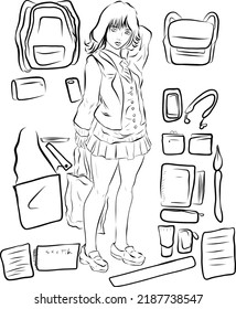Back To School Coloring Page