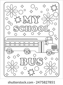 Back To School Coloring Pages for kids