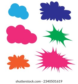 Back to School in comic speech bubble, pop art style. Education concept. Comic dialog cloud, space cartoon. Memphis school comic bubble halftone dot. Creative idea conversation explosion balloon