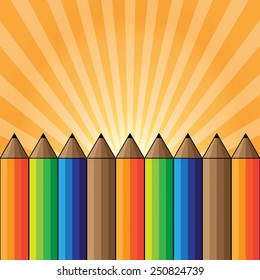 The Back to School Concept Background, Vector Work