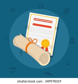 back to school concept with education icons  design, vector illustration 10 eps graphic.