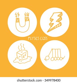 back to school concept with education icons  design, vector illustration 10 eps graphic.