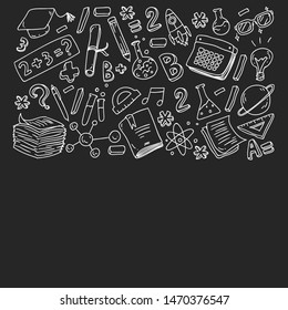 Back to school concept. Education, learning, open book, knowledge. Modern education template design.