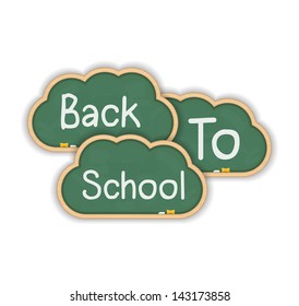 Back to school concept, vector eps10 illustration