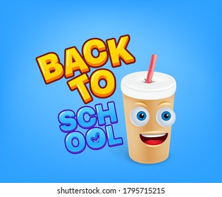 Back to school concept. Vector illustration with doodle elements