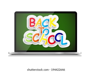 Back to School Concept Vector Illustration 