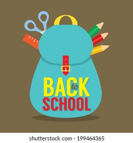 Back to School Concept Vector Illustration
