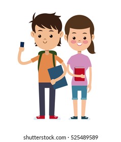 back to school couple students design