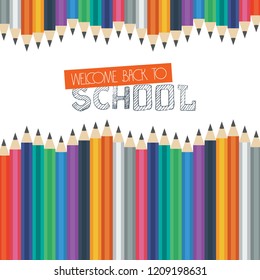 Back to school with creative design vector 