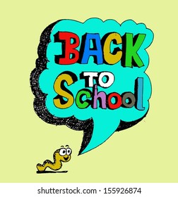 Back to school and Cute schoolchild 