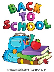 Back to school design 3 - eps10 vector illustration.