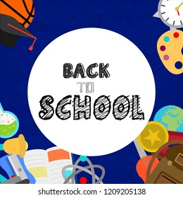 Back to School design element vector