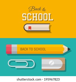 Back to school, design elements 