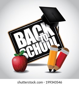 Back to school design. EPS 10 vector. 