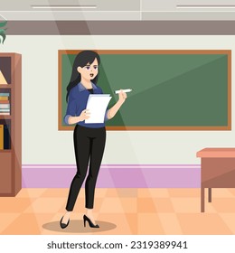Ilustración de diseño de escuela