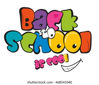 Back to school design illustration