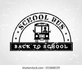 back to school design over gray background vector illustration 