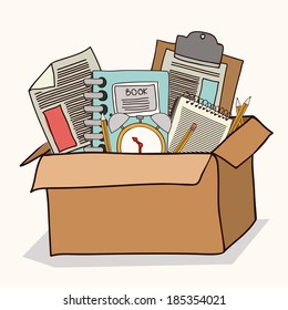 Back to school design over white background, vector illustration