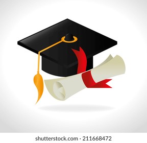 Back to school design over white background, vector illustration