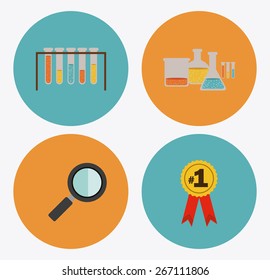 Back to school design over white background, vector illustration