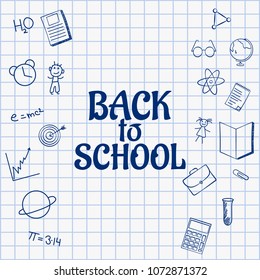 Back to school design. Study icon. Draw illustration , vector illustration.