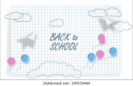 Back to school design. Study icon. Draw illustration , vector