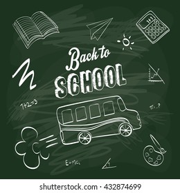 Back to school design. Study icon. Draw illustration , vector