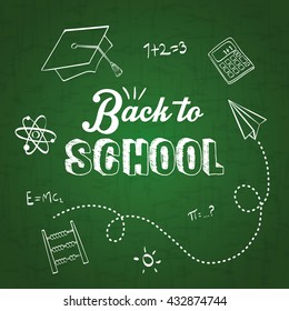 Back to school design. Study icon. Draw illustration , vector